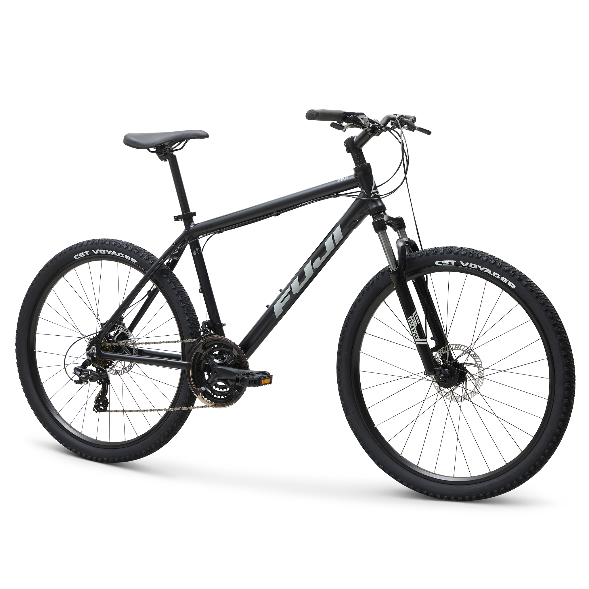 Fuji Adventure 27.5 (Matte Black) 2023 Hybrid Bike Black Xs
